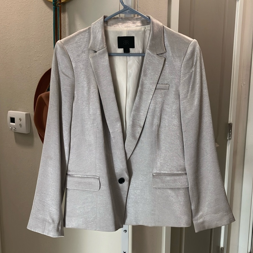 Banana Republic Silver Blazer